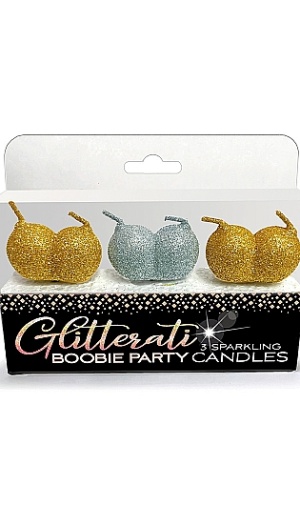 GLITTERATI BOOBIE CANDLE SET