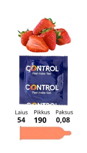 CONTROL CONDOM STRAWBERRY 1tk