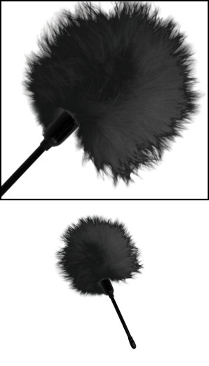 DARKNESS BLACK FEATHER 20CM