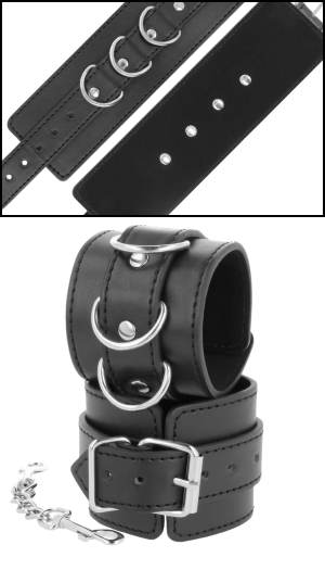 DARKNESS BLACK HANDCUFFS