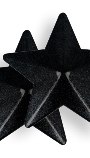COQUETTE NIPPLE COVERS BLACK STARS