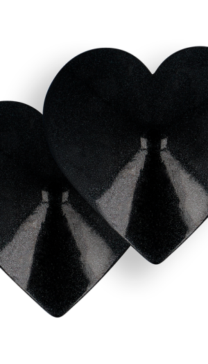 COQUETTE NIPPLE COVERS BLACK HEARTS