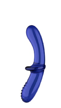 SATISFYER DOUBLE CRYSTAL BLUE