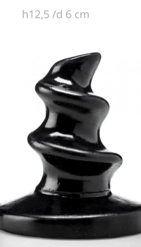 BR - MARIO - XXL PLUG - INSERTABLE LENGTH 9.5 X 6 CM - BLACK