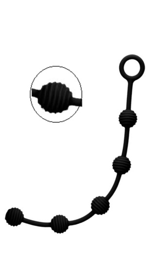 FS SILICONE ANAL BEADS 24 CM