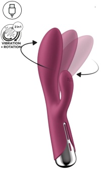 SATISFYER SPINNING RABBIT 1 RED