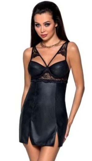 PSN LOONA CHEMISE BLACK