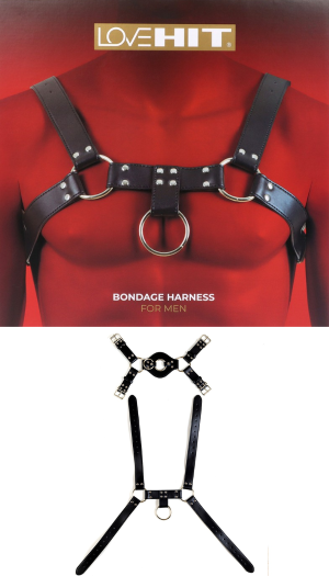 LOVEHIT MEN'S CHEST HARNESS MOD. 4