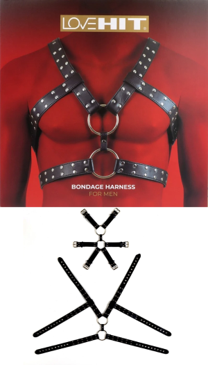 LOVEHIT MEN'S CHEST HARNESS MOD. 6