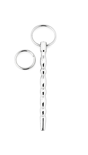 ZENN RIBBED PENIS PLUG 115 mm