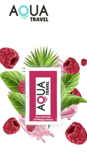 RASPBERRY FLAVOR 6 ML WATERBASED LUBRICANT AQUA TRAVEL