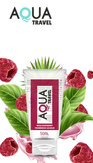 AQUA TRAVEL WATERBASED RASPBERRY FLAVORED 50 ml