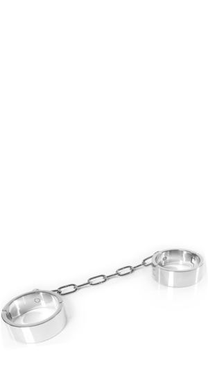 METAL HARD -  EXTREMELY HEAVY ANKLE RESTRAINTS WITH ALLEN KEY
