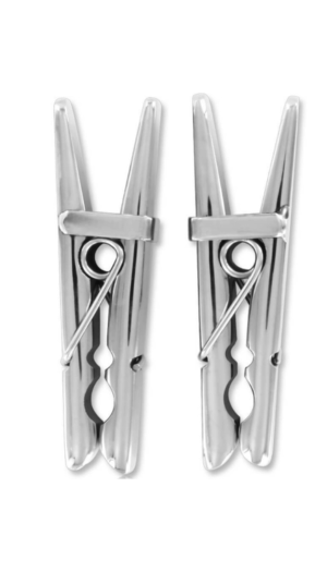 METAL HARD – METAL CLOTHESPINS NIPPLE CLAMPS 110G EACH