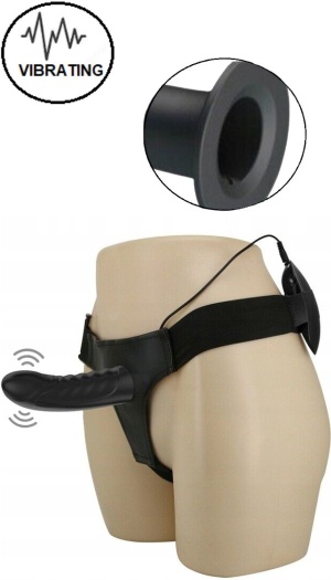 MARVIN VIBRATING HOLLOW STRAP-ON 6,3 INCH