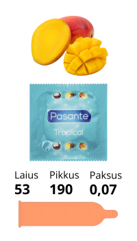 PASANTE TROPICAL CONDOM MANGO 1TK