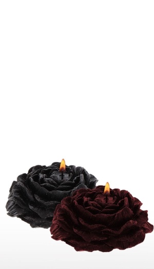 ROSE JAPANESE DRIP CANDLES 2tk