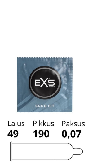EXS SNUG FIT CONDOM 1tk