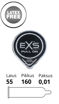 EXS PULL ON ULTRA THIN NON-LATEX CONDOM 1 tk.