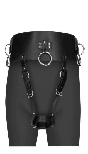 FORCED ORGASM VIBRATOR HOLDER BELT