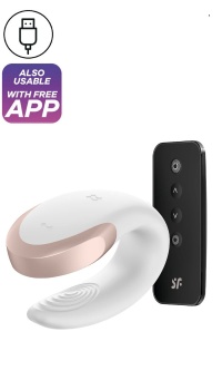 SATISFYER DOUBLE LOVE LUXURY PARTNER VIBRATOR