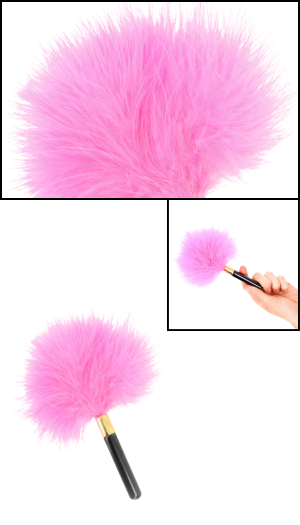 KINK TICKLE FEATHER - PINK&GOLD