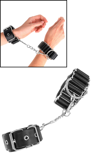 HINGE-LIKE THIN WRIST CUFFS - KINK