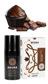 LIQUID VIBRATOR CHOCOLATE CUPCAKE - BRUMA