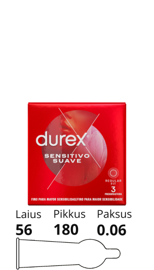 DUREX SENSITIVO SUAVE 3pcs