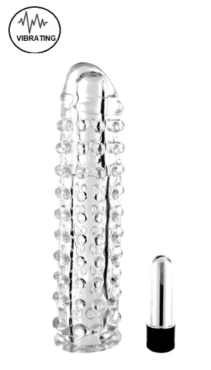 VIBROPENIS SLEEVE CLEAR