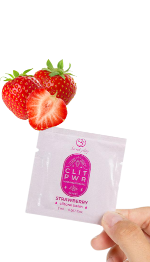STRAWBERRY WARMING & TINGLING CLITORAL BALM CLIT PWR 2ml