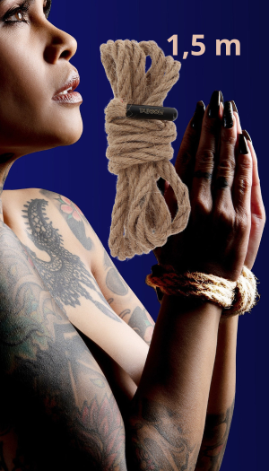 NATURAL HEMP ROPE 1,5 METER 