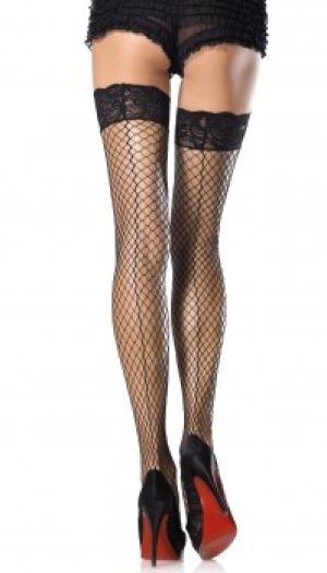 STAY-UP LACE TOP THIGH HIGHS OS