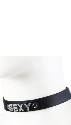 CHOKER "SEXY" BLACK