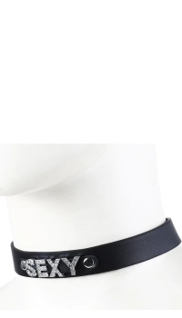 CHOKER "SEXY" BLACK