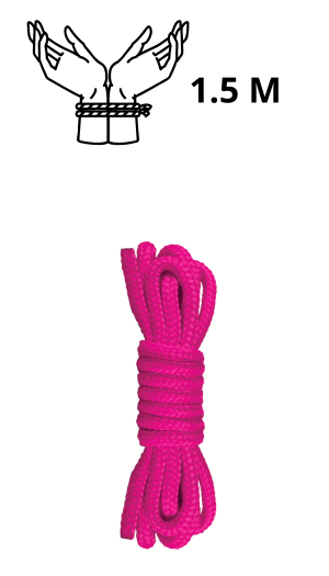 JAPANESE MINI ROPE 1,5m PINK