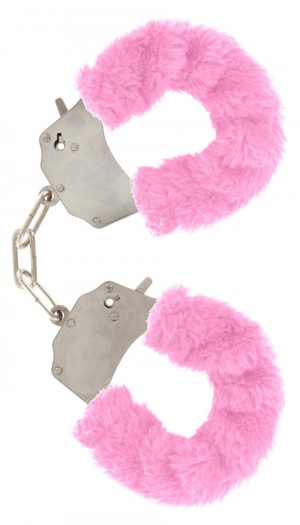 FURRY FUN CUFFS PINK PLUSH
