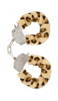 FURRY FUN CUFFS LEOPARD PLUSH