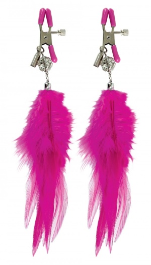 FF FANCY FEATHER NIPPLE CLAMPS