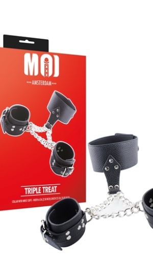 TRIPLE TREAT – COLLAR WITH WRIST CUFFS