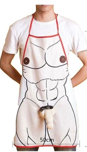APRON MALE BODY W PLUSH PENIS