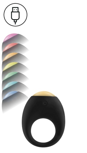ECLIPSE VIBRATING COCK RING BLACK