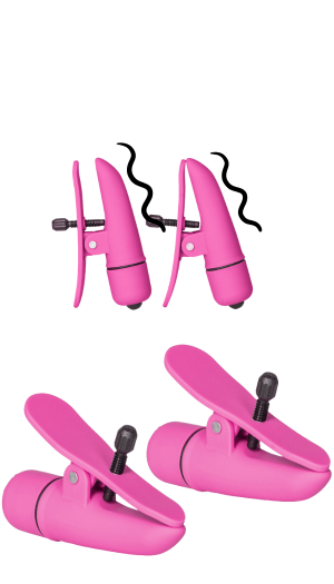 VIBRATING NIPPLETTES PINK