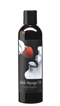 EB EDIBLE MASSAGE OIL STRAWBERRY 237ML