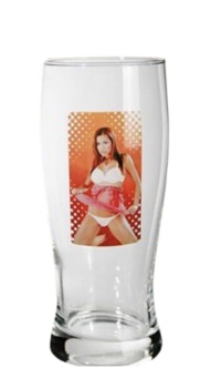 STRIPPER GIRL BEER GLASS