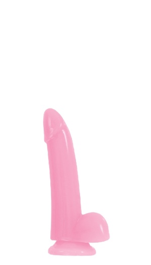 SMOOTH GLOWING DONG 5`` PINK