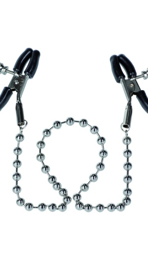 SILVER BEADED NIPPLE CLAMPS