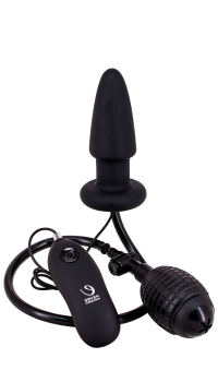 INFLATABLE BUTTPLUG BLACK
