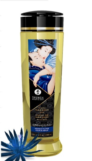 SHUNGA EROTIC MASSAGE OIL SEDUCTION MIDNIGHT FLOWER 240ML