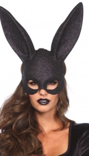 GLITTER MASQUERADE RABBIT MASK